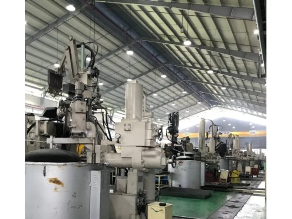 Cụm lò nấu nhôm trên dây chuyền đúc